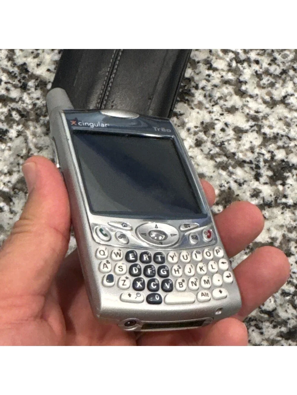PalmOne Treo 650 32MB Silver Cingular GSM Bar Phone QWERTY Keyboard Camera